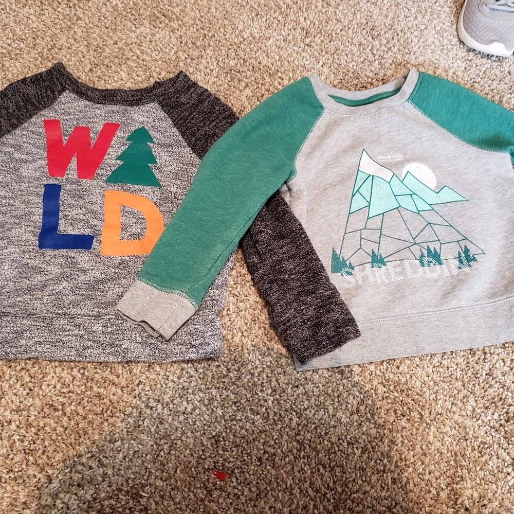Lot of 2 boys 3T sweatshirts